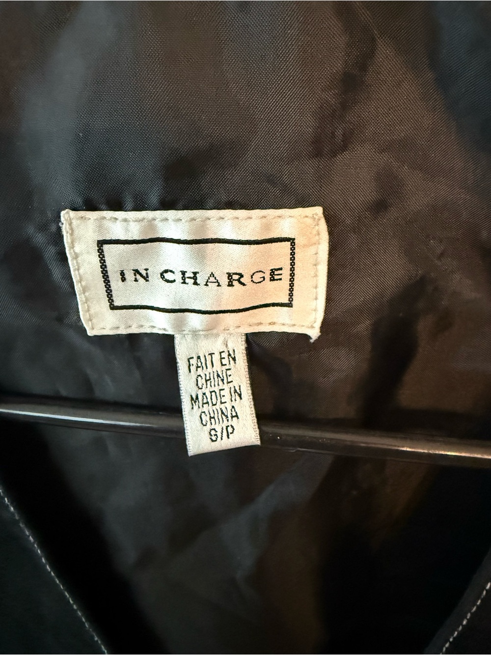 Vintage In Charge Black Leather Suede Western Moto Vest Biker Chic S Petite - Picture 5 of 9